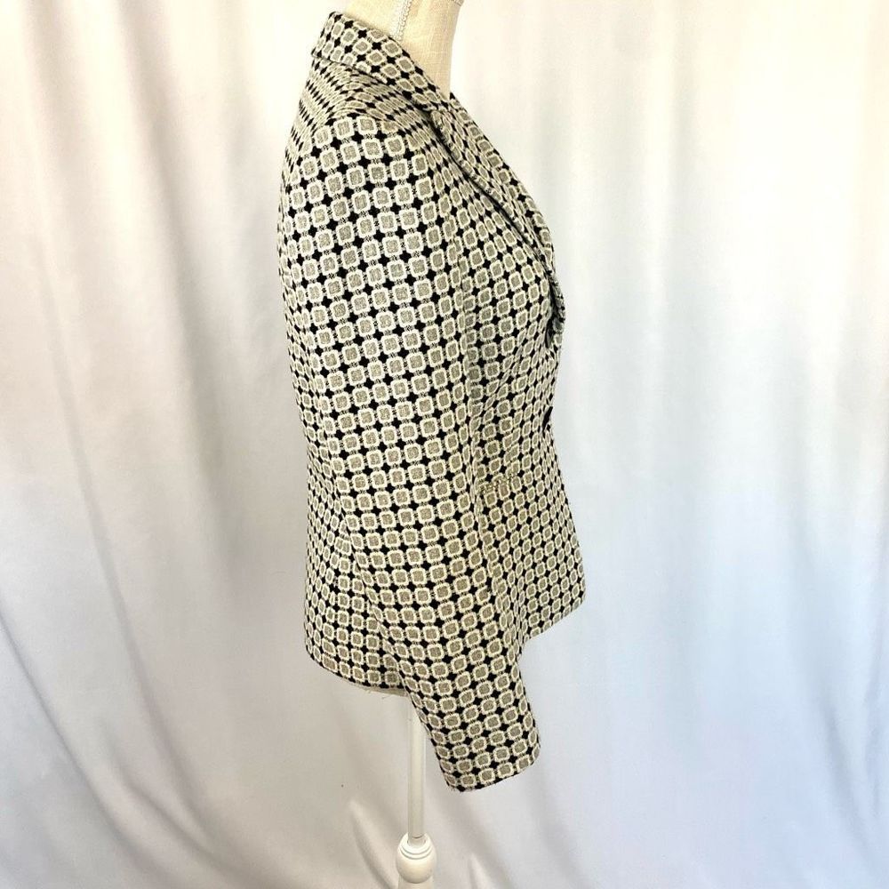 Tahari ASL Wool Blend Square Design Blazer Women’s Size 6 - Picture 4 of 15